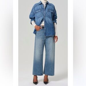 Citizens of Humanity Gaucho Vintage Wide Leg Jean in Sodapop